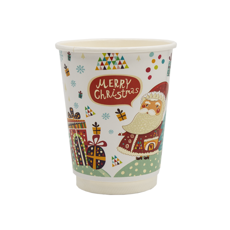 KUBEK PAP. TERMICZNY 300 ML (FI90) (60) ŚWIĄTECZNY 2022 + SUP MULTI (S-1)